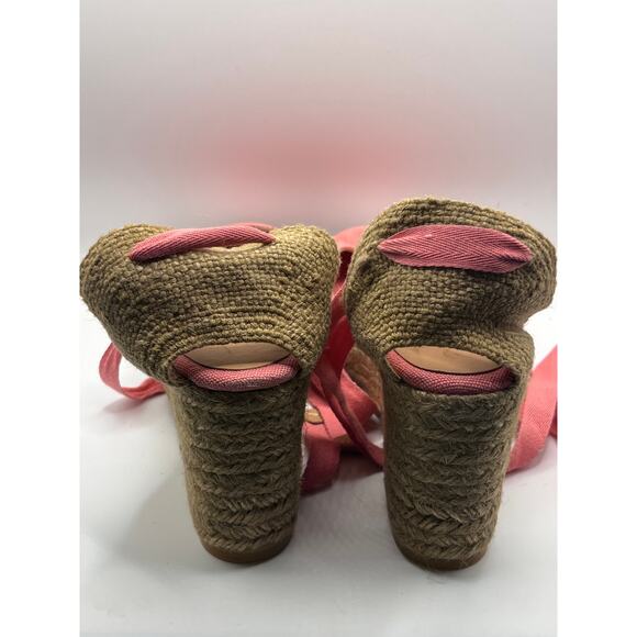Castañer Carina Wedge Espadrille In Pink - Picture 12 of 16